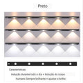 lâmpada de LED ultrafina 60CM Para Armário com Sensor de movimento Sem fio USB Recarregável Luz noturna Armário Iluminação de cozinha