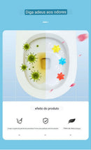 kit gel aromatizante e desinfetante 3 unidades para vaso Sanitário