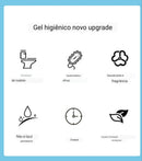 kit gel aromatizante e desinfetante 3 unidades para vaso Sanitário