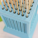 Caixa de carne para churrasco com entrada p/ 49 espetos