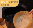Forro De Papel Tapete Descartável Antiaderente Para Airfryer Forno Elétrico 100 Unidades Ecológico