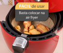Forro De Papel Tapete Descartável Antiaderente Para Airfryer Forno Elétrico 100 Unidades Ecológico