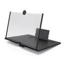 Ampliador De Tela De Celular Lente 3d Com Suporte Dobrável 12 Polegadas