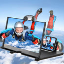 Ampliador De Tela De Celular Lente 3d Com Suporte Dobrável 12 Polegadas