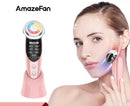Aparelho Massageador Anti Idade Rejuvenescedor Facial com LED AmazeFan Original