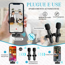 Kit 2 Microfones Profissional de Lapela DPJ Cristal