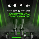 Kit 2 Microfones Profissional de Lapela DPJ Cristal