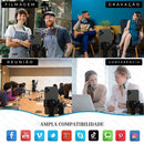 Kit 2 Microfones Profissional de Lapela DPJ Cristal