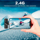 Kit 2 Microfones Profissional de Lapela DPJ Cristal