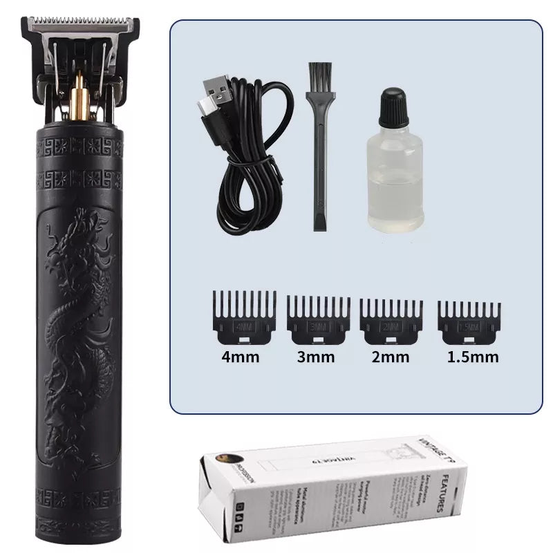 Máquina Elétrica TITANIUM Super Potente - Corte de Cabelo e Barbear (SEM FIO)