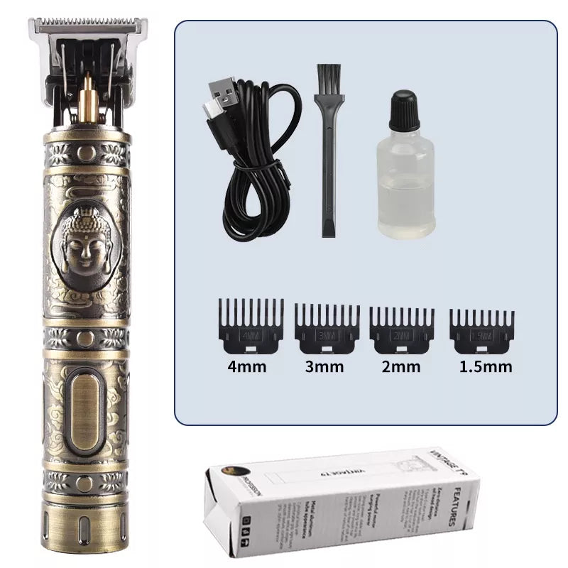 Máquina Elétrica TITANIUM Super Potente - Corte de Cabelo e Barbear (SEM FIO)